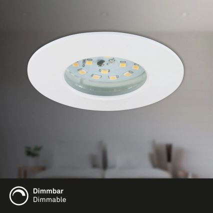 Briloner 6994-036 - Set of 3 LED Bathroom Recessed Downlights LED/5W/230V IP44