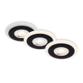 Briloner 7039-035 - SET 3x LED Bathroom recessed light LED/5W/230V IP44