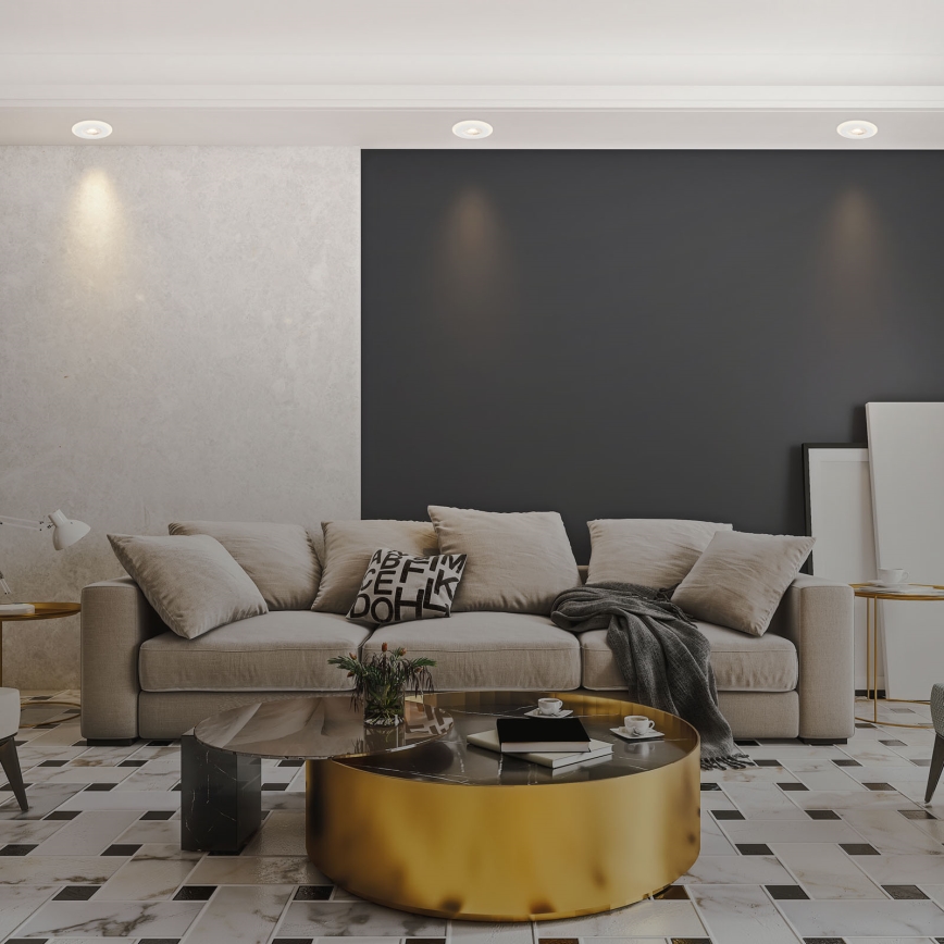 Briloner 7039036 - Set of 3 LED Bathroom Recessed Downlights 3xLED/5W/230V IP44 White