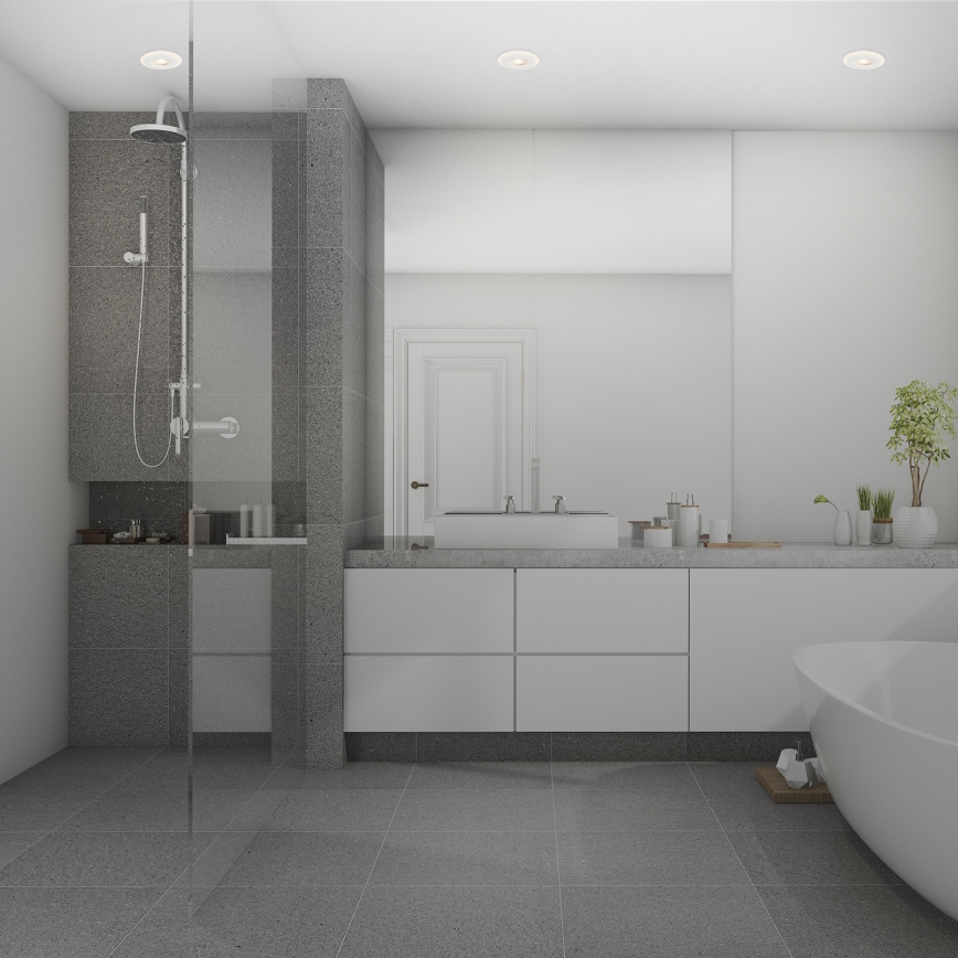 Briloner 7039036 - Set of 3 LED bathroom recessed downlights LED/5W/230V IP44 white