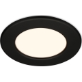 Briloner 7049015 - Dimmable LED Bathroom Recessed Downlight LED/6W/230V 3000K IP44 Black