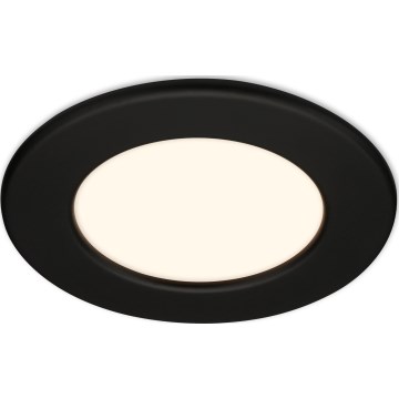 Briloner 7049015 - Dimmable LED Bathroom Recessed Downlight LED/6W/230V 3000K IP44 Black
