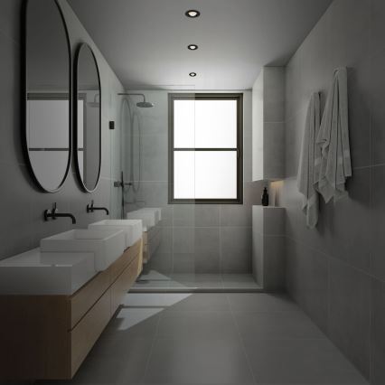 Briloner 7056-035 - SET 3x LED Bathroom recessed light LED/3W/230V IP44