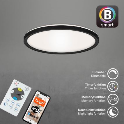 Briloner 7058-015 - LED Dimmable light SLIM LED/18W/230V 2700-6500K Wi-Fi Tuya + remote control