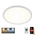 Briloner 7058-016 - LED Dimmable light SLIM LED/18W/230V 2700-6500K Wi-Fi Tuya + remote control