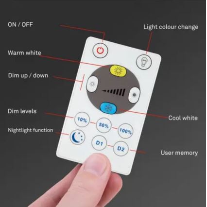 Briloner 7058-016 - LED Dimmable light SLIM LED/18W/230V 2700-6500K Wi-Fi Tuya + remote control