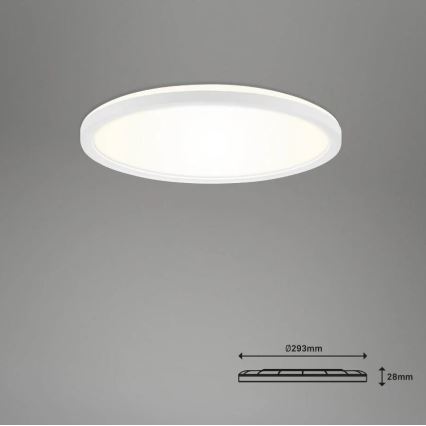 Briloner 7058-016 - LED Dimmable light SLIM LED/18W/230V 2700-6500K Wi-Fi Tuya + remote control