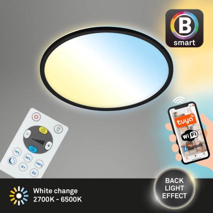 Briloner 7059-015 - LED Dimmable ceiling light SLIM LED/22W/230V 2700-6500K Wi-Fi Tuya + remote control