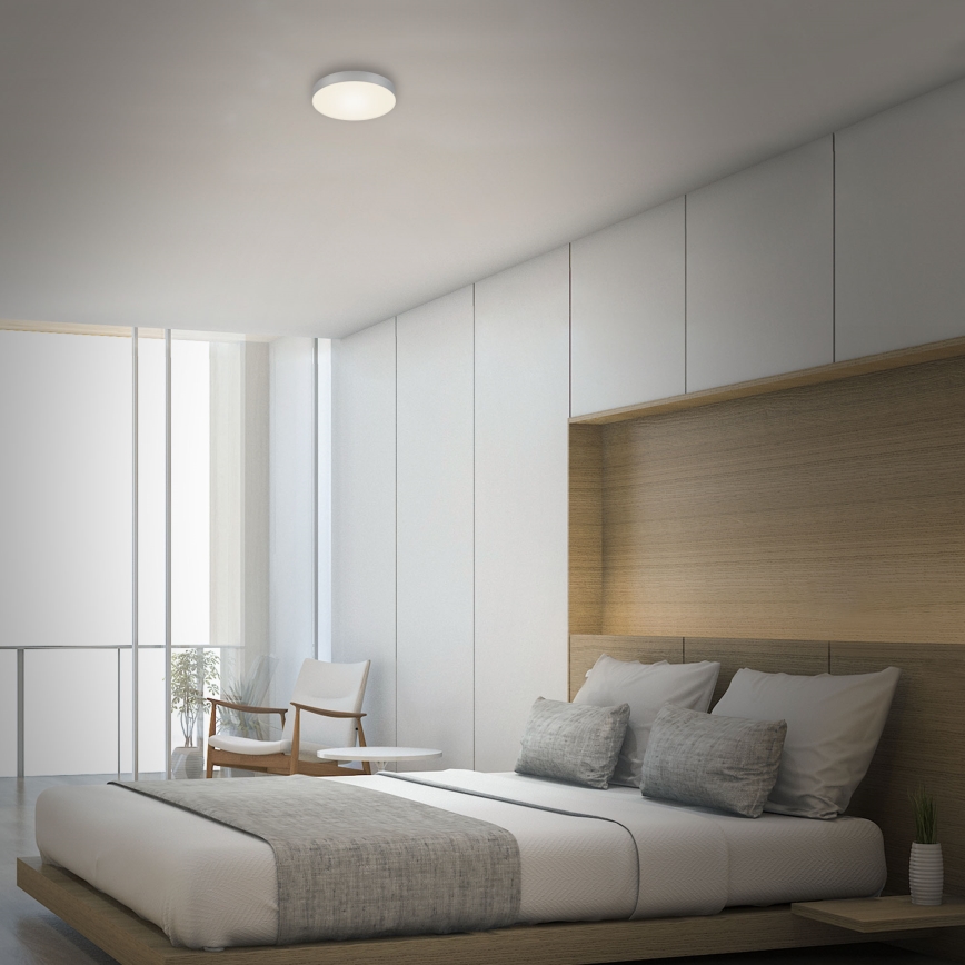 Briloner 7064014 - LED Ceiling light FLAME LED/11W/230V silver