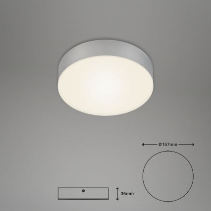 Briloner 7064014 - LED Ceiling light FLAME LED/11W/230V silver