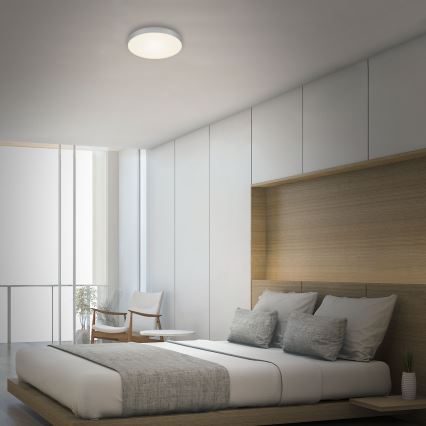 Briloner 7065-014 - LED Ceiling light FLAME LED/16W/230V silver
