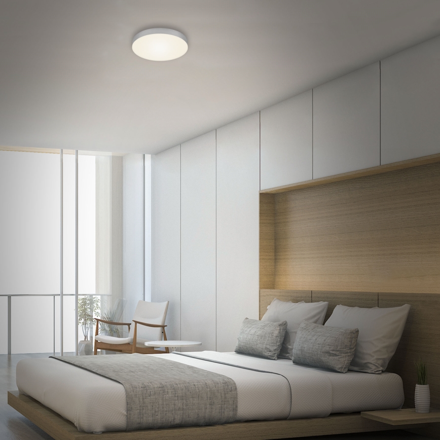 Briloner 7065-014 - LED Ceiling light FLAME LED/16W/230V silver