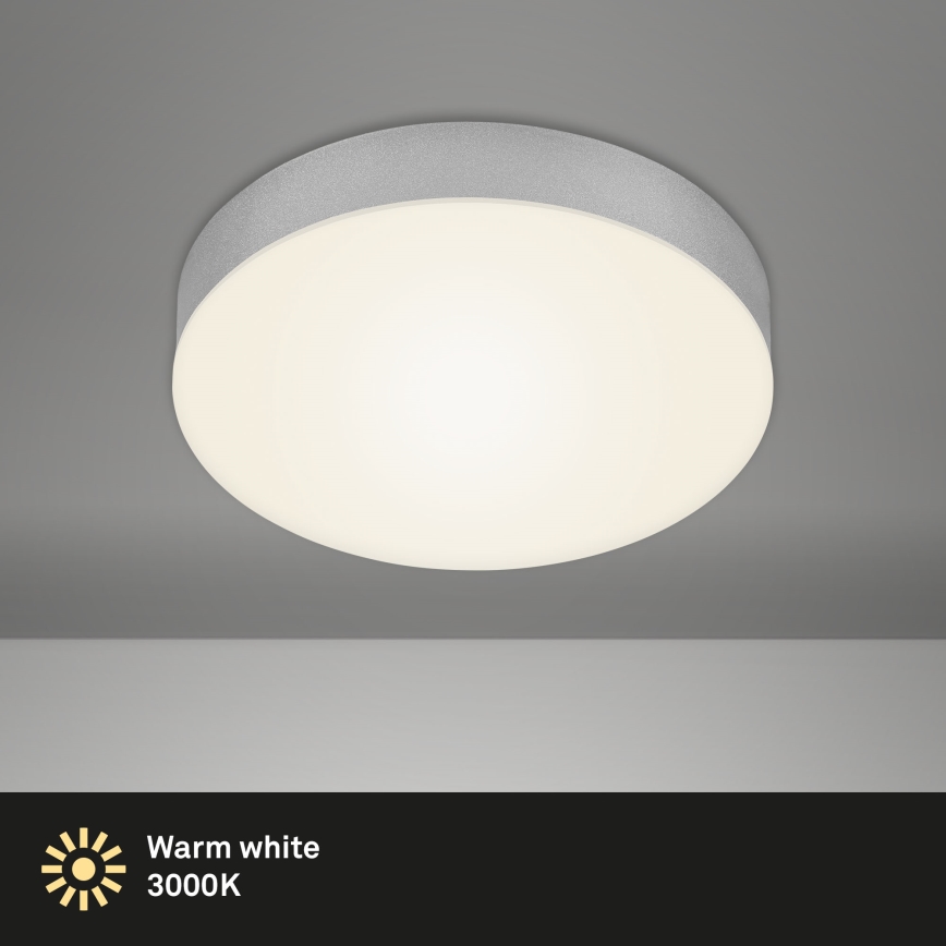 Briloner 7065-014 - LED Ceiling light FLAME LED/16W/230V silver