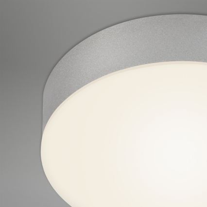 Briloner 7066-014 - LED Ceiling light FLAME LED/21W/230V 3000K silver d. 28,7 cm