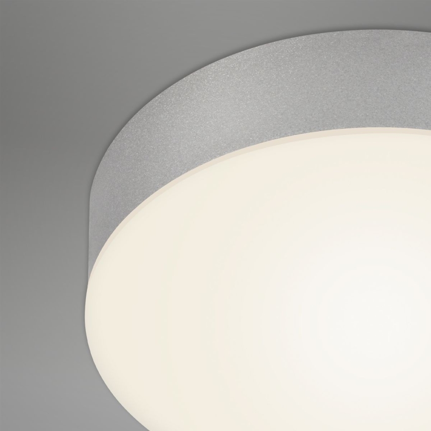 Briloner 7066-014 - LED Ceiling light FLAME LED/21W/230V 3000K silver d. 28,7 cm