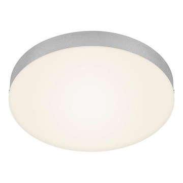 Briloner 7066-014 - LED Ceiling light FLAME LED/21W/230V 3000K silver d. 28,7 cm