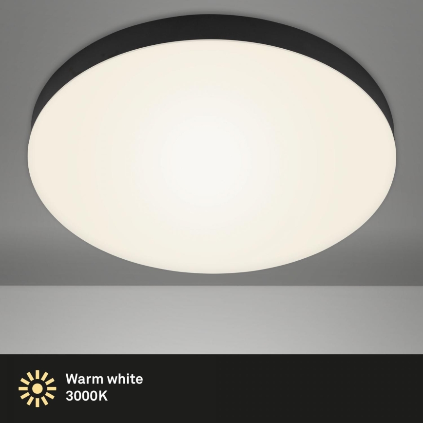 Briloner 7068-015 - LED Ceiling light FLAME LED/24,5W/230V 3000K black