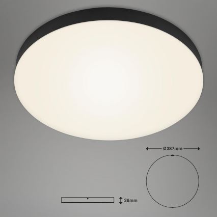 Briloner 7068-015 - LED Ceiling light FLAME LED/24,5W/230V 3000K black