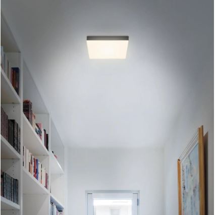 Briloner 7070-015 - LED Ceiling light FLAME LED/16W/230V black