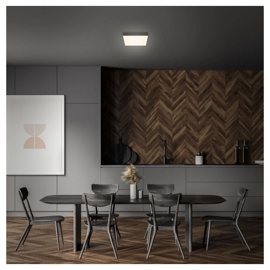 Briloner 7070-015 - LED Ceiling light FLAME LED/16W/230V black