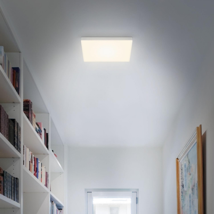 Briloner 7071-014 - LED Ceiling light FLAME LED/21W/230V 3000K 28,7x28,7 cm silver