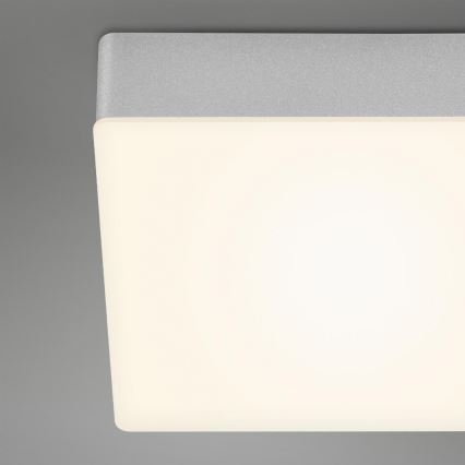 Briloner 7071-014 - LED Ceiling light FLAME LED/21W/230V 3000K 28,7x28,7 cm silver