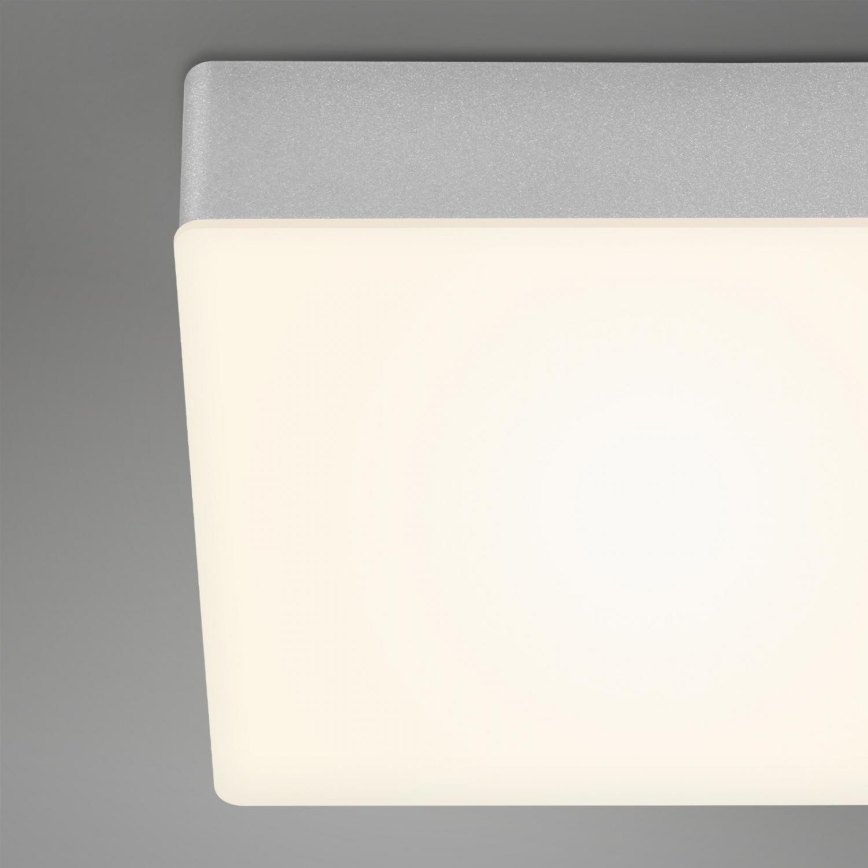 Briloner 7071-014 - LED Ceiling light FLAME LED/21W/230V 3000K 28,7x28,7 cm silver