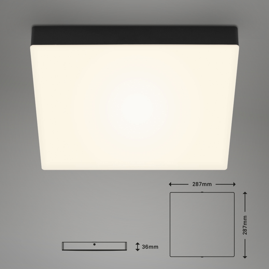 Briloner 7071015 - LED Ceiling light FLAME LED/21W/230V black