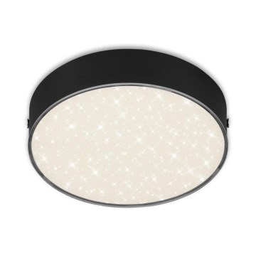 Briloner 7072-415 - LED Ceiling light STAR SKY LED/11W/230V 4000K d. 15 cm black