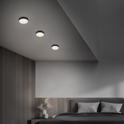 Briloner 7072-415 - LED Ceiling light STAR SKY LED/11W/230V 4000K d. 15 cm black