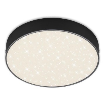 Briloner 7073-415 - LED Ceiling light STAR SKY LED/16W/230V 4000K d. 21 cm black