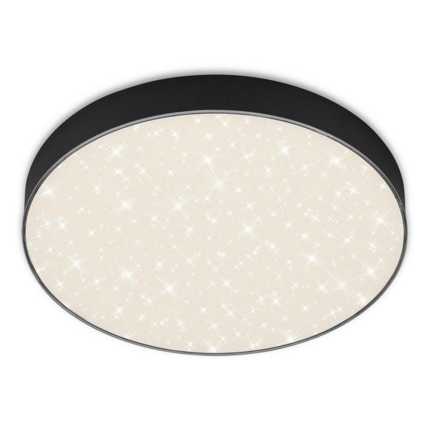 Briloner 7074-415 - LED Ceiling light STAR SKY LED/21W/230V 4000K d. 28 cm black