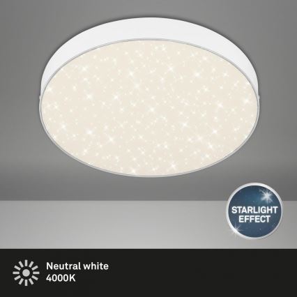 Briloner 7074-416 - LED Ceiling light STAR SKY LED/21W/230V 4000K d. 28 cm white