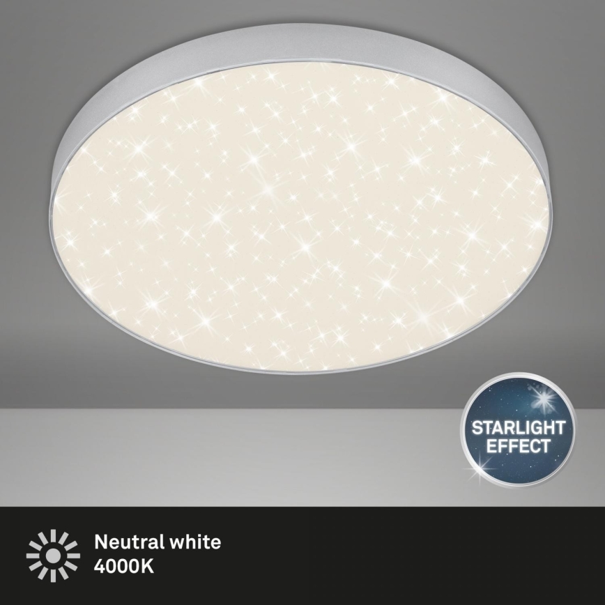 Briloner 7075-414 - LED Ceiling light STAR SKY LED/24,5W/230V 4000K d. 38 cm silver