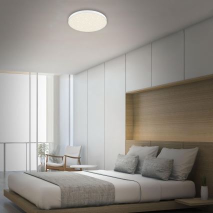 Briloner 7075-416 - LED Ceiling light STAR SKY LED/24,5W/230V 4000K d. 38 cm white