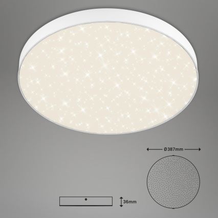 Briloner 7075-416 - LED Ceiling light STAR SKY LED/24,5W/230V 4000K d. 38 cm white