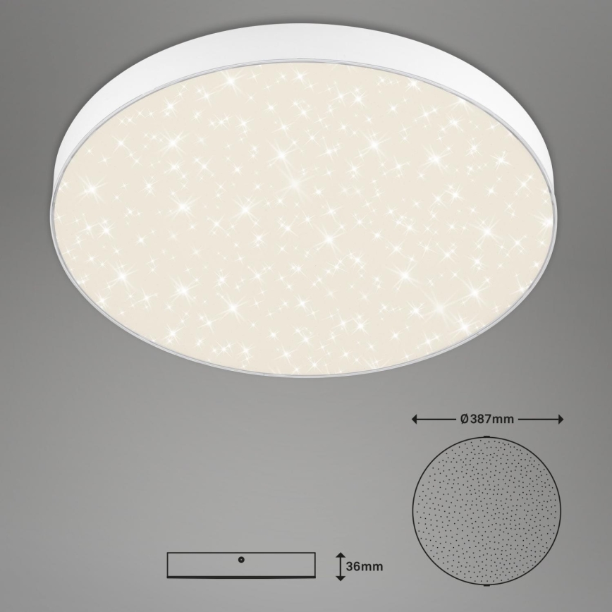 Briloner 7075-416 - LED Ceiling light STAR SKY LED/24,5W/230V 4000K d. 38 cm white