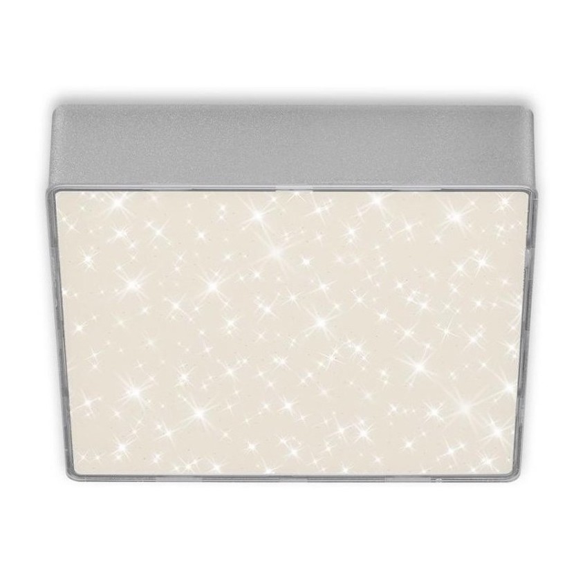 Briloner 7076-414 - LED Ceiling light STAR SKY LED/11W/230V 4000K 15x15 cm silver