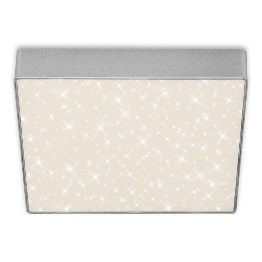 Briloner 7077-414 - LED Ceiling light STAR SKY LED/16W/230V 4000K 21x21 cm silver