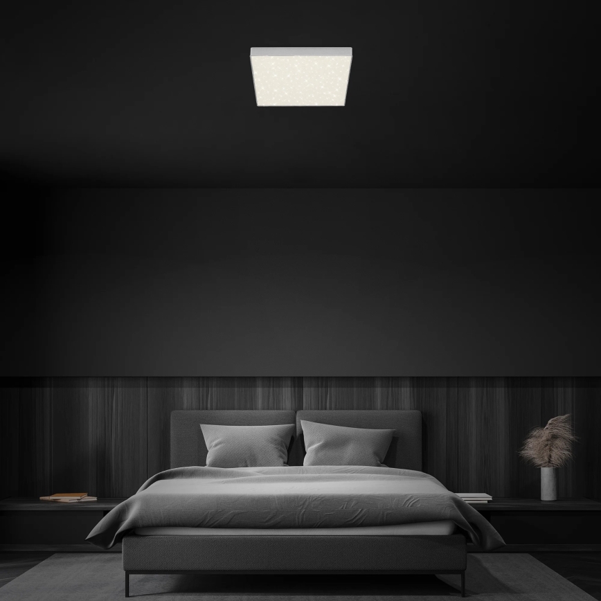 Briloner 7078-414 - LED Ceiling light STAR SKY LED/21W/230V 4000K 28x28 cm silver
