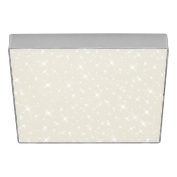 Briloner 7078-414 - LED Ceiling light STAR SKY LED/21W/230V 4000K 28x28 cm silver