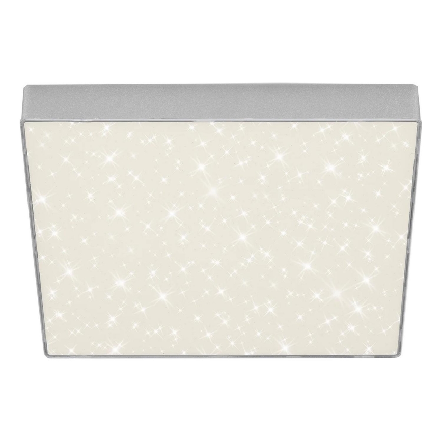 Briloner 7078-414 - LED Ceiling light STAR SKY LED/21W/230V 4000K 28x28 cm silver