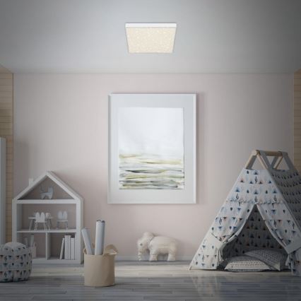 Briloner 7078-416 - LED Ceiling light STAR SKY LED/21W/230V 4000K 28x28 cm white