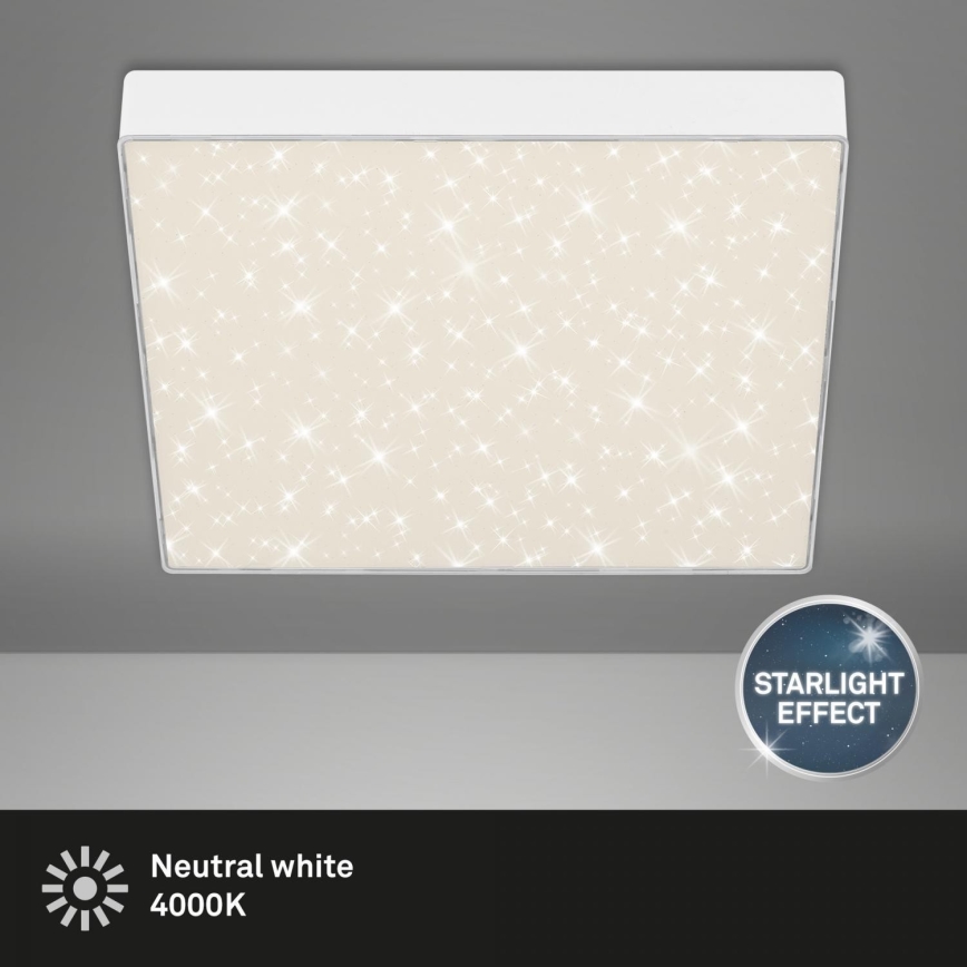 Briloner 7078-416 - LED Ceiling light STAR SKY LED/21W/230V 4000K 28x28 cm white