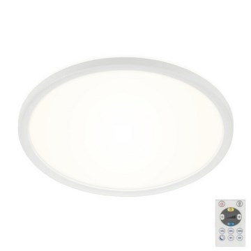 Briloner 7079-016 - LED Dimmable ceiling light SLIM LED/18W/230V 2700-6500K + remote control