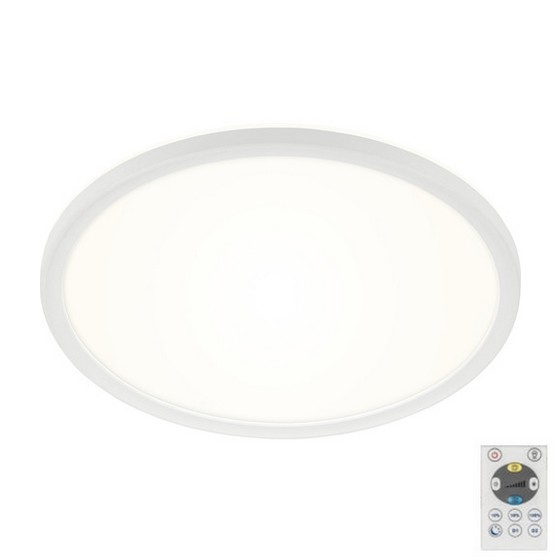 Briloner 7079-016 - LED Dimmable ceiling light SLIM LED/18W/230V 2700-6500K + remote control
