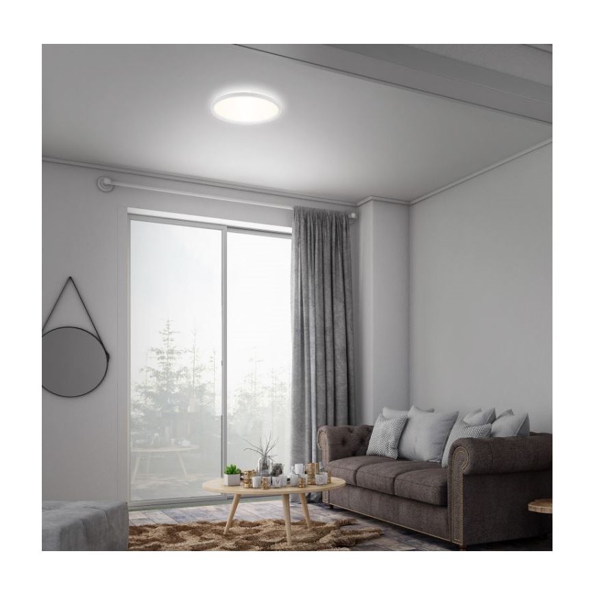 Briloner 7079-016 - LED Dimmable ceiling light SLIM LED/18W/230V 2700-6500K + remote control