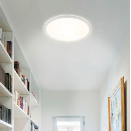 Briloner 7079-016 - LED Dimmable ceiling light SLIM LED/18W/230V 2700-6500K + remote control