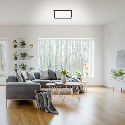 Briloner 7081-015 - LED Dimmable ceiling light SLIM LED/18W/230V 2700-6500K + remote control
