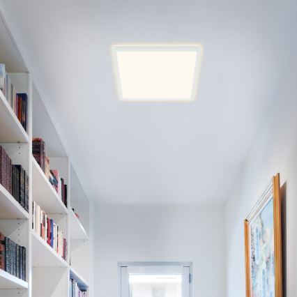 Briloner 7081-016 - LED Dimmable ceiling light SLIM LED/18W/230V 2700-6500K + remote control